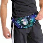 Galaxy Zodiac Wheel Print Fanny Pack