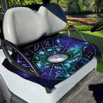 Galaxy Zodiac Wheel Print Golf Cart Seat Cover