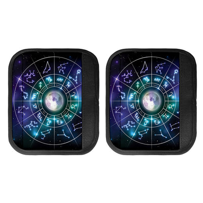 Galaxy Zodiac Wheel Print Handle Covers
