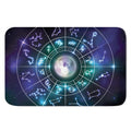 Galaxy Zodiac Wheel Print Indoor Door Mat