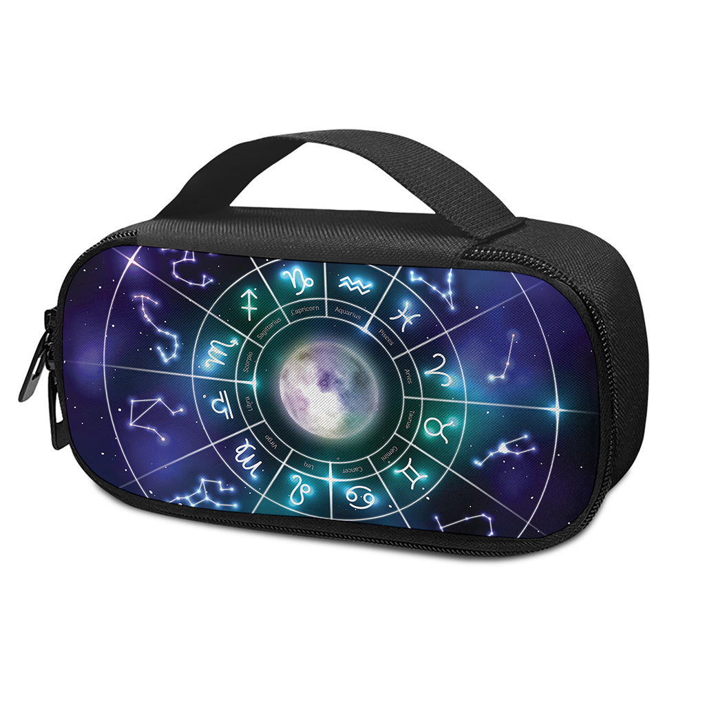 Galaxy Zodiac Wheel Print Insulin Cooler Travel Case