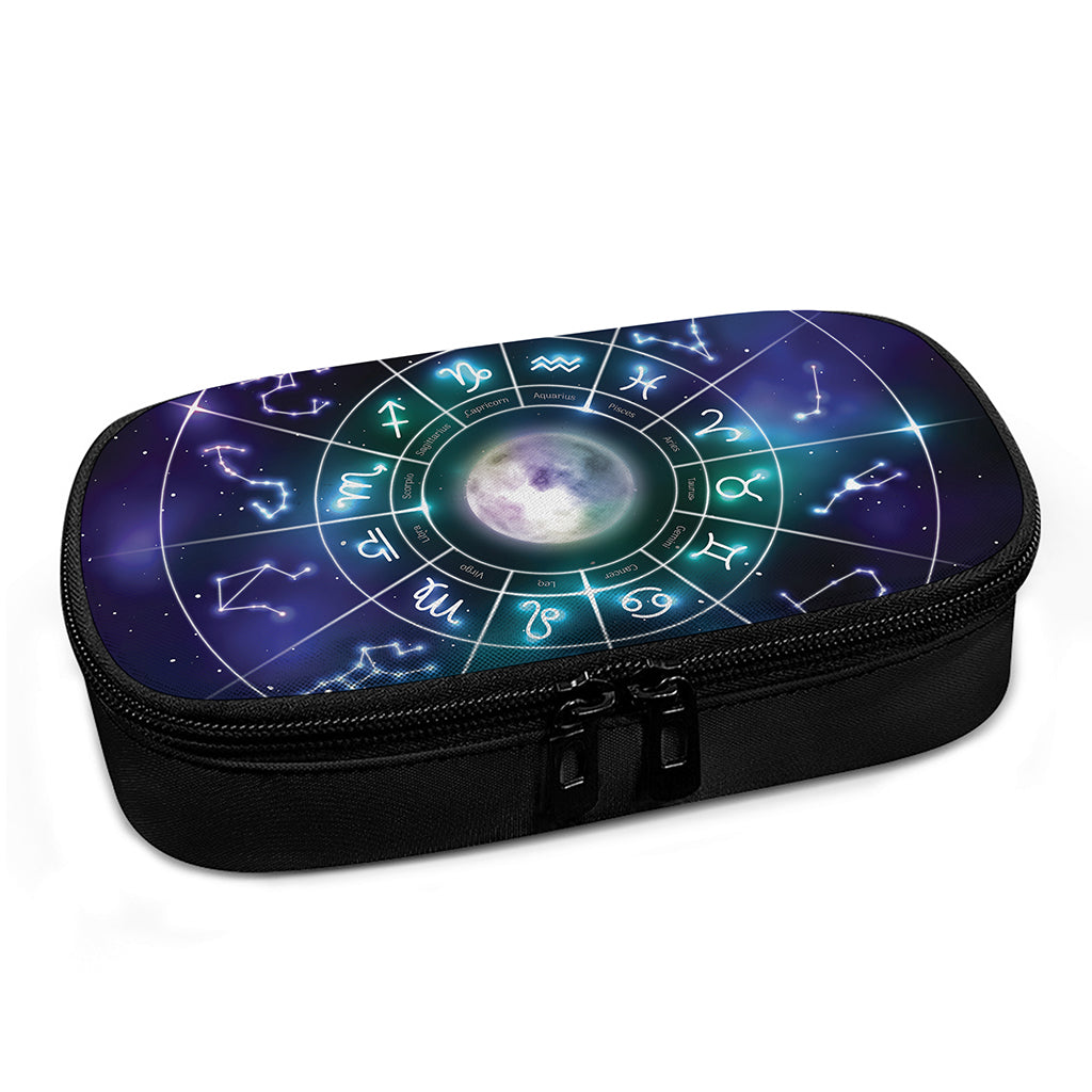 Galaxy Zodiac Wheel Print Insulin Cooler Travel Case