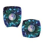 Galaxy Zodiac Wheel Print Office Chair Cover
