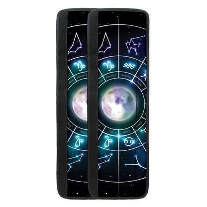 Galaxy Zodiac Wheel Print Refrigerator Handle Covers