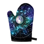 Galaxy Zodiac Wheel Print Single Oven Mitt