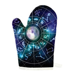 Galaxy Zodiac Wheel Print Single Oven Mitt