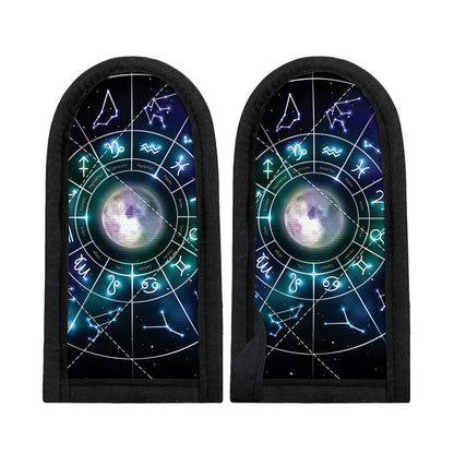 Galaxy Zodiac Wheel Print Skillet Handle Cover