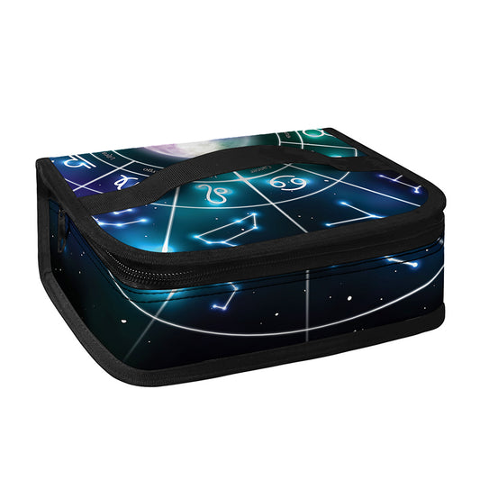 Galaxy Zodiac Wheel Print Small Lunch Bag