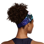 Galaxy Zodiac Wheel Print Sports Headband
