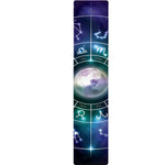 Galaxy Zodiac Wheel Print Table Runner