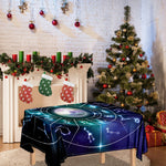 Galaxy Zodiac Wheel Print Tablecloth