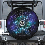 Galaxy Zodiac Wheel Print Tire Cover With Camera Hole