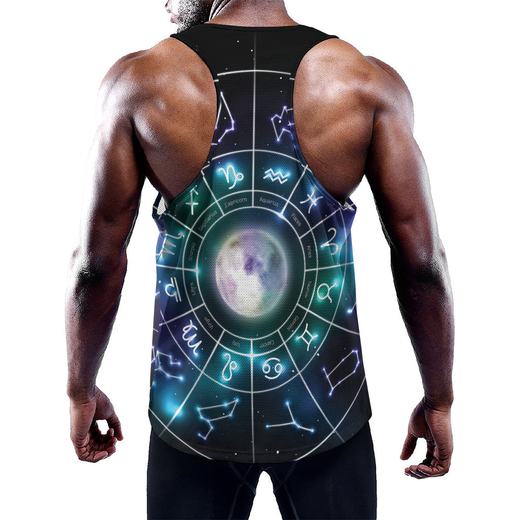 Galaxy Zodiac Wheel Print Training Tank Top