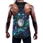 Galaxy Zodiac Wheel Print Training Tank Top