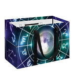 Galaxy Zodiac Wheel Print Utility Tote Bag