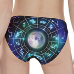 Galaxy Zodiac Wheel Print Women's Panties