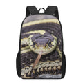 Garter Snake Print 17 Inch Backpack
