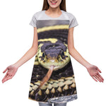 Garter Snake Print Adjustable Apron