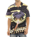 Garter Snake Print Aloha Shirt