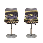 Garter Snake Print Bar Stool Covers