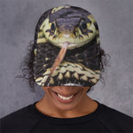Garter Snake Print Baseball Cap