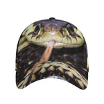 Garter Snake Print Baseball Cap