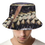 Garter Snake Print Bucket Hat