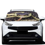 Garter Snake Print Car Windshield Snow Cover