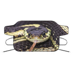 Garter Snake Print Car Windshield Snow Cover