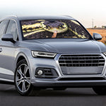 Garter Snake Print Car Windshield Sun Shade