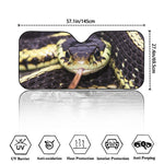 Garter Snake Print Car Windshield Sun Shade