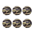 Garter Snake Print Coaster Set