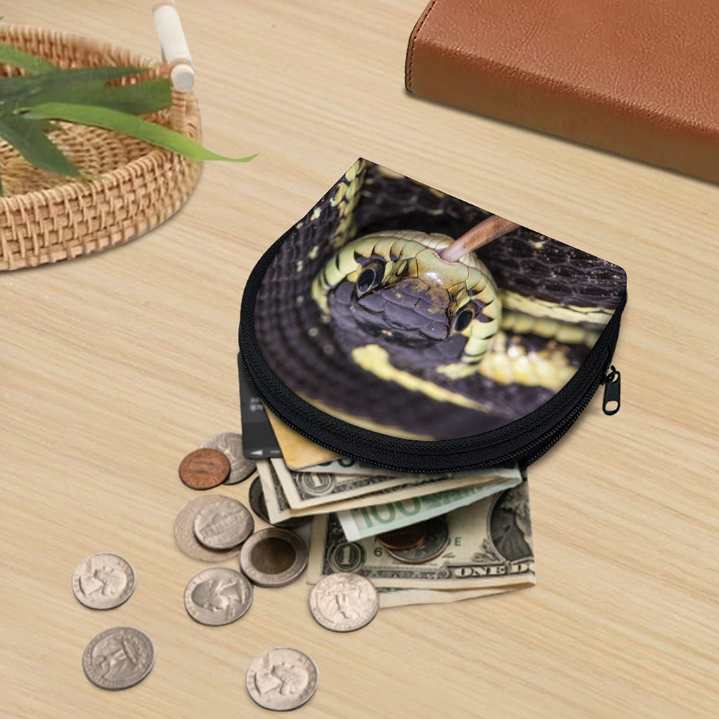 Garter Snake Print Coin Purse