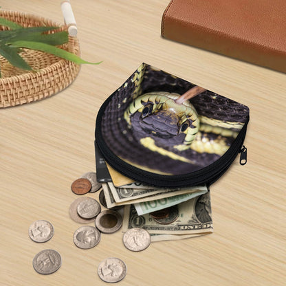 Garter Snake Print Coin Purse