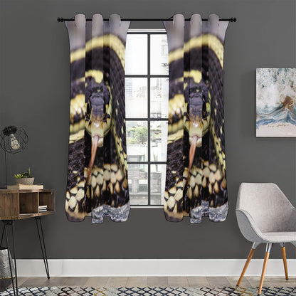 Garter Snake Print Curtain