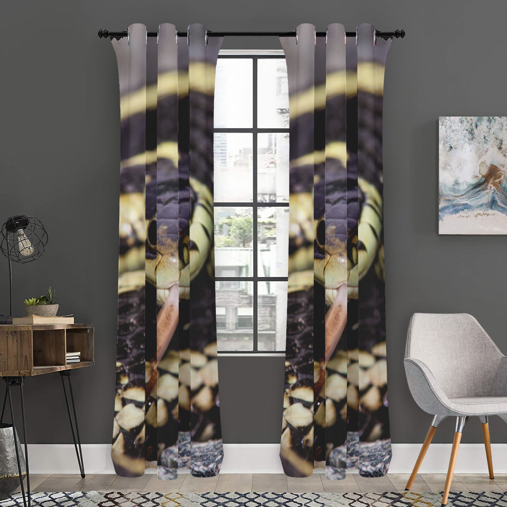 Garter Snake Print Curtain