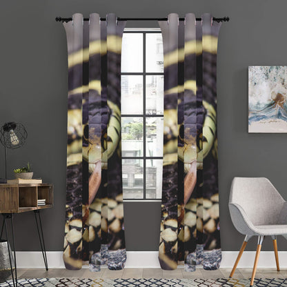 Garter Snake Print Curtain
