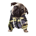 Garter Snake Print Dog Zip Up Hoodie