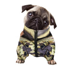Garter Snake Print Dog Zip Up Jacket