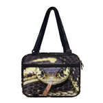 Garter Snake Print Double Strap Bible Bag