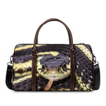 Garter Snake Print Duffle Bag