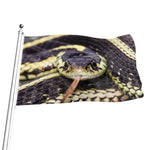 Garter Snake Print Flag