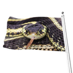 Garter Snake Print Flag