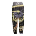 Garter Snake Print Fleece Lined Knit Pants