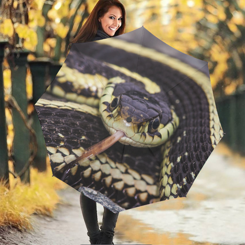Garter Snake Print Foldable Umbrella