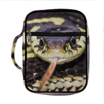 Garter Snake Print Front Pocket Bible Bag