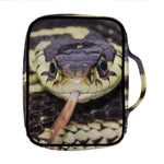 Garter Snake Print Front Pocket Bible Bag