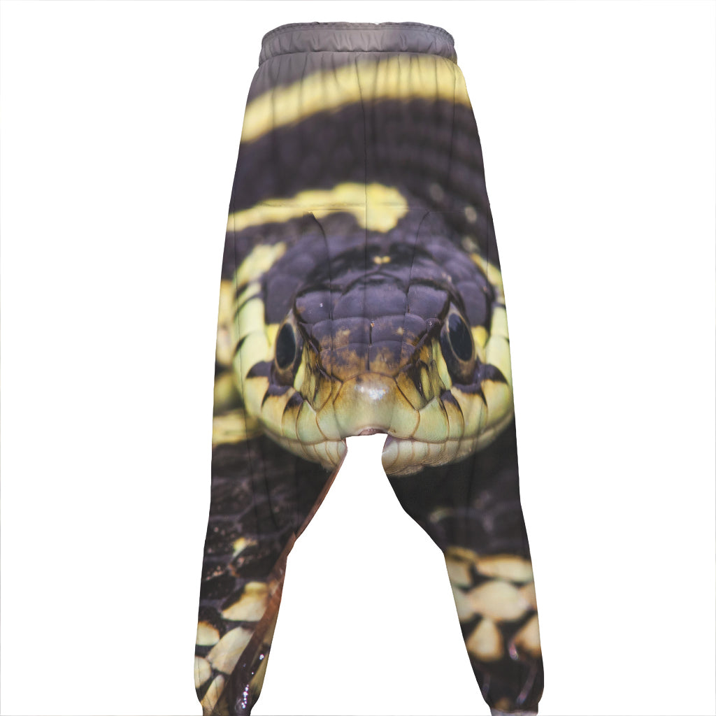 Garter Snake Print Hammer Pants