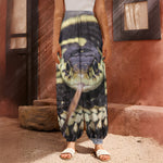 Garter Snake Print Harem Pants