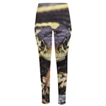 Garter Snake Print High-Waisted Pocket Leggings